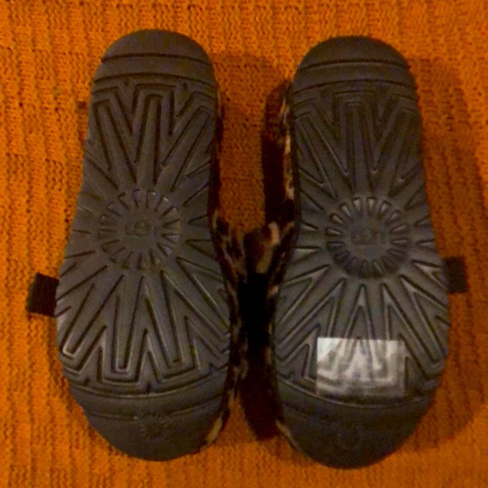 Ugg Fluffita Fuzzy Cheetah platform Slippers EUR 41 USA 10 - Picture 2 of 5
